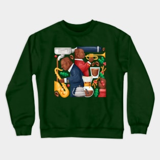 Coffee and Jazz Crewneck Sweatshirt